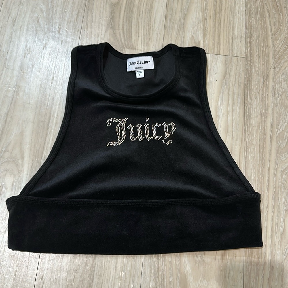 Juicy couture crop top size l